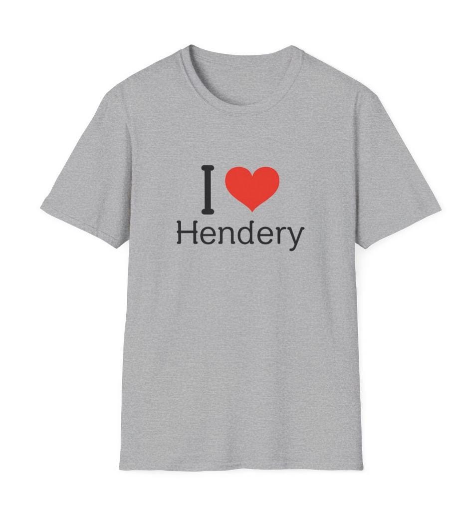 WayV Kpop Shirt, I Love Hendery Tee, Fan Gift, Concert Outfit, Unisex Cotton T-Shirt