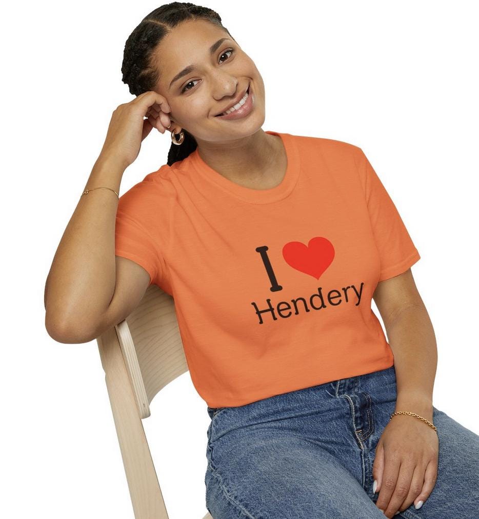 WayV Kpop Shirt, I Love Hendery Tee, Fan Gift, Concert Outfit, Unisex Cotton T-Shirt