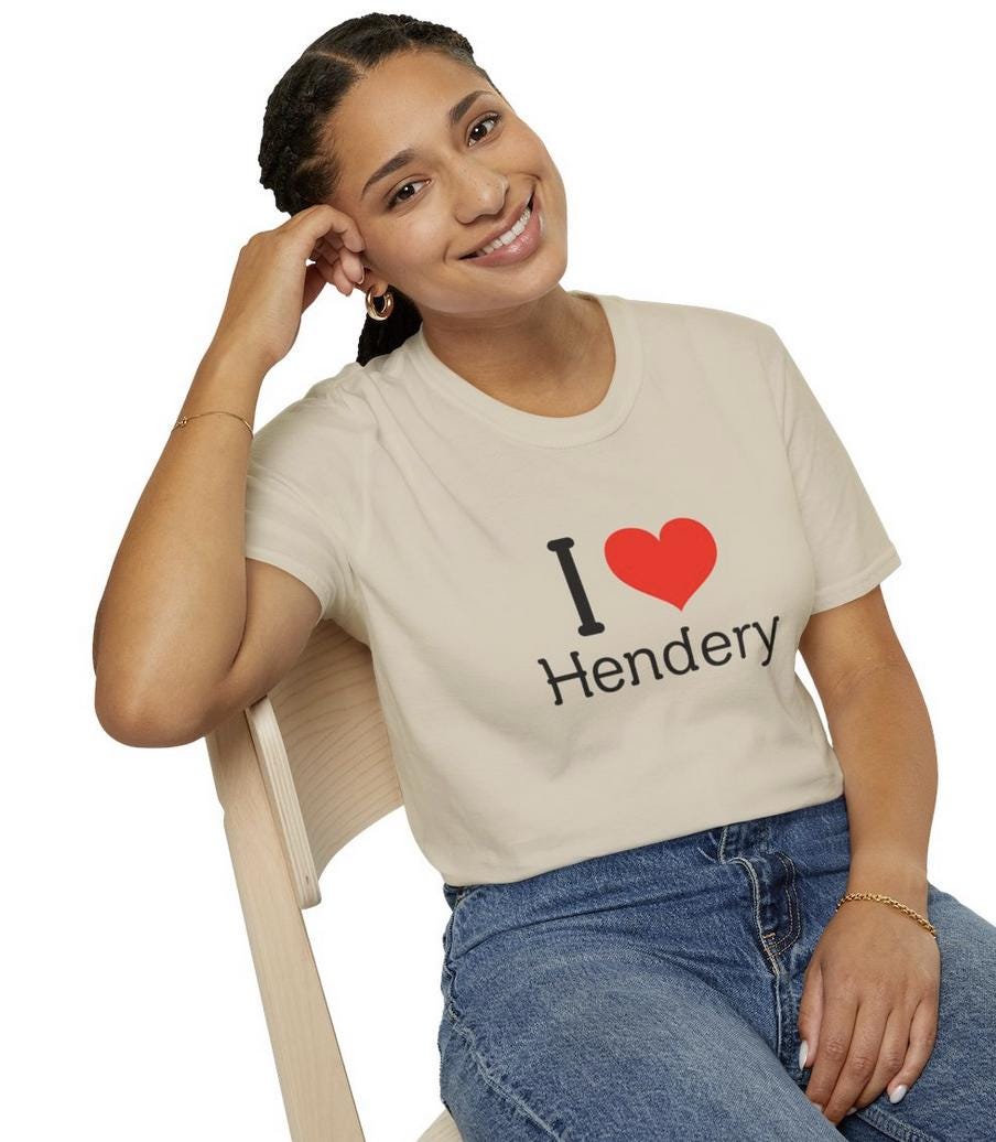 WayV Kpop Shirt, I Love Hendery Tee, Fan Gift, Concert Outfit, Unisex Cotton T-Shirt