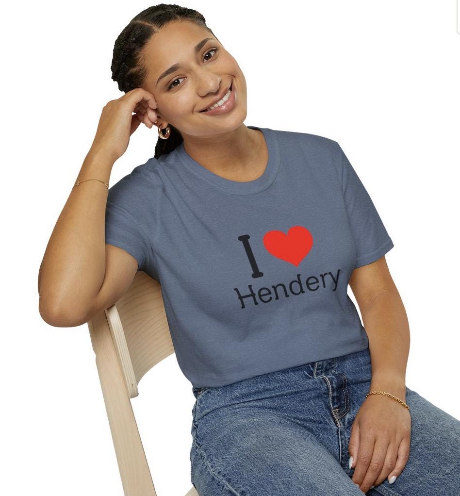WayV Kpop Shirt, I Love Hendery Tee, Fan Gift, Concert Outfit, Unisex Cotton T-Shirt