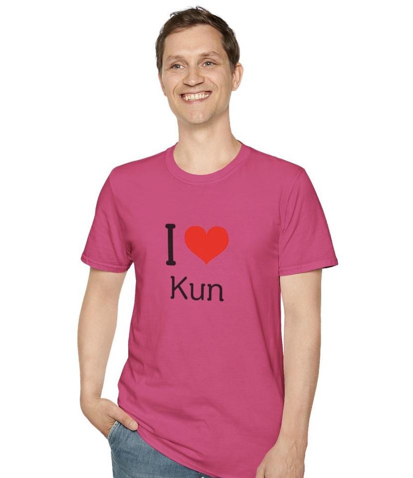 WayV Kpop Shirt, I Love Kun Tee, Fan Gift, Concert Outfit, Unisex Cotton T-Shirt
