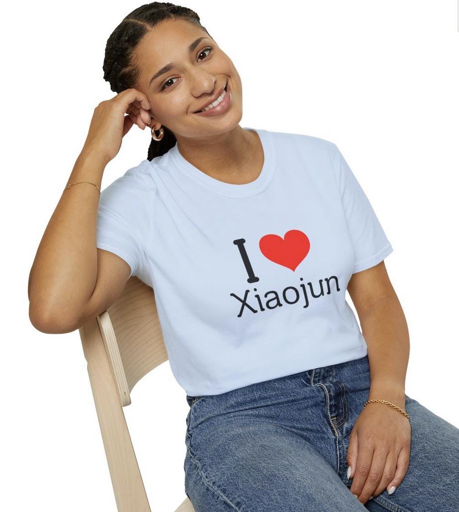 WayV Kpop Shirt, I Love Xiaojun Tee, Aesthetic Outfit, Fan Merch, Unisex Cotton T-Shirt