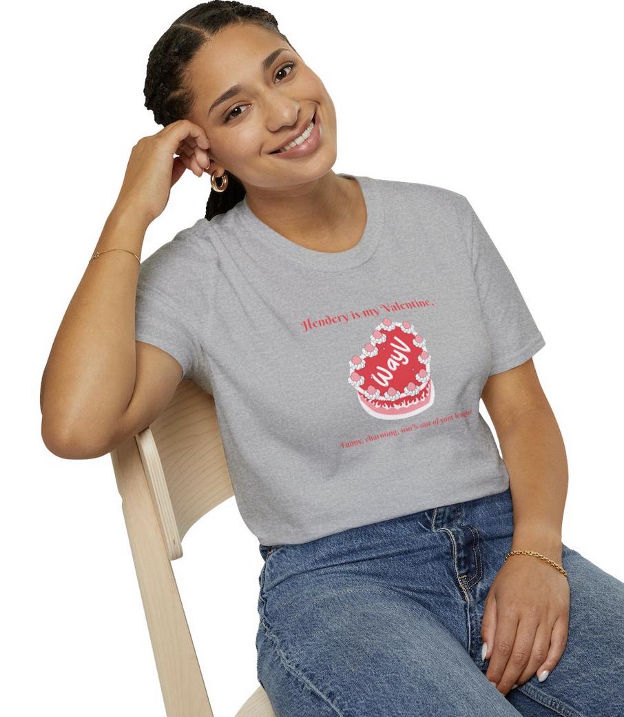 WayV Kpop Shirt, Hendery Valentine Tee, Funny Fan Merch, Concert Outfit, Unisex Cotton T-Shirt