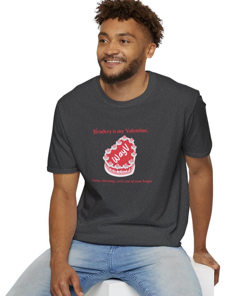 WayV Kpop Shirt, Hendery Valentine Tee, Funny Fan Merch, Concert Outfit, Unisex Cotton T-Shirt