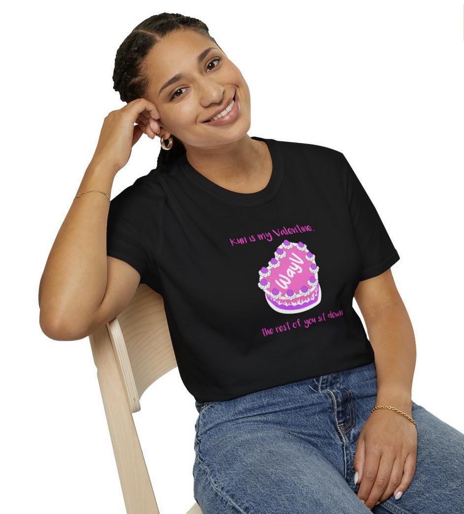 WayV Kpop Shirt, Kun Valentine Tee, Fan Merch, Concert Outfit, Unisex Cotton T-Shirt