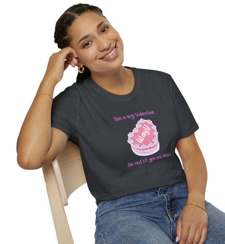 WayV Kpop Shirt, Ten Valentine Tee, Fan Merch, Concert Outfit, Unisex Cotton T-Shirt