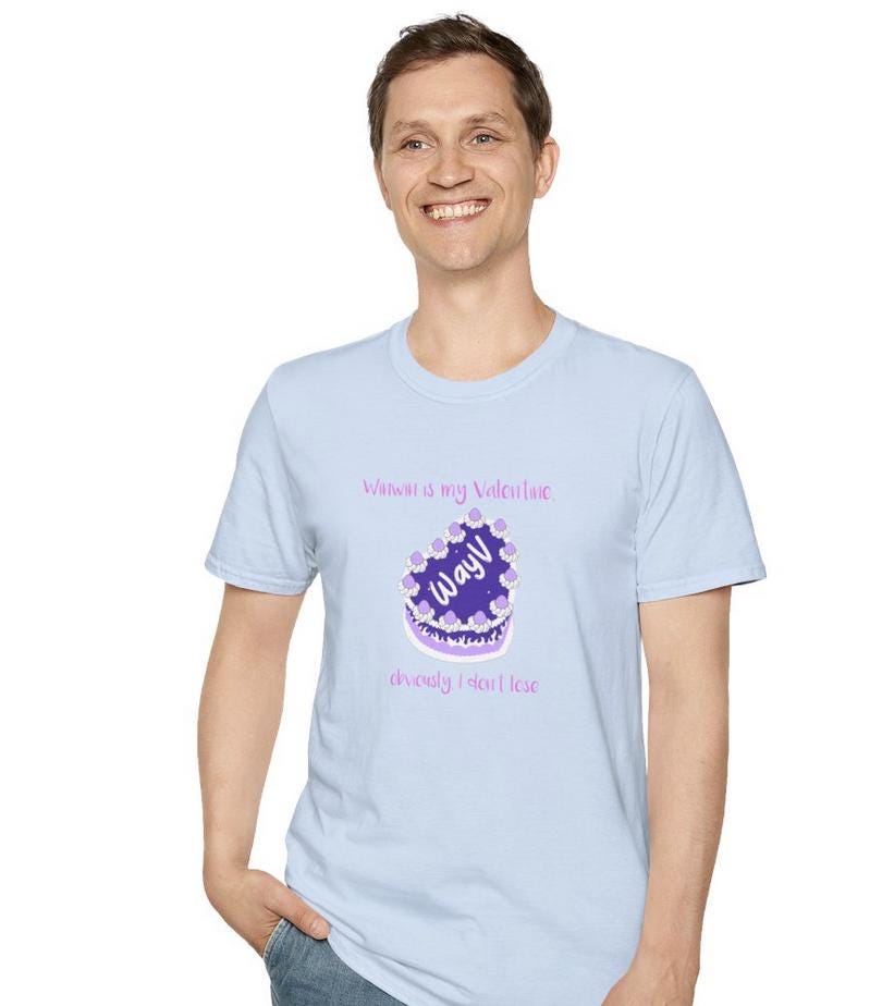 WayV Kpop Shirt, Winwin Valentine Tee, Fan Merch, Concert Outfit, Unisex Cotton T-Shirt