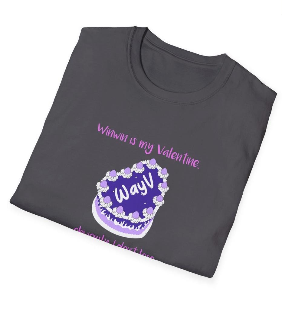 WayV Kpop Shirt, Winwin Valentine Tee, Fan Merch, Concert Outfit, Unisex Cotton T-Shirt