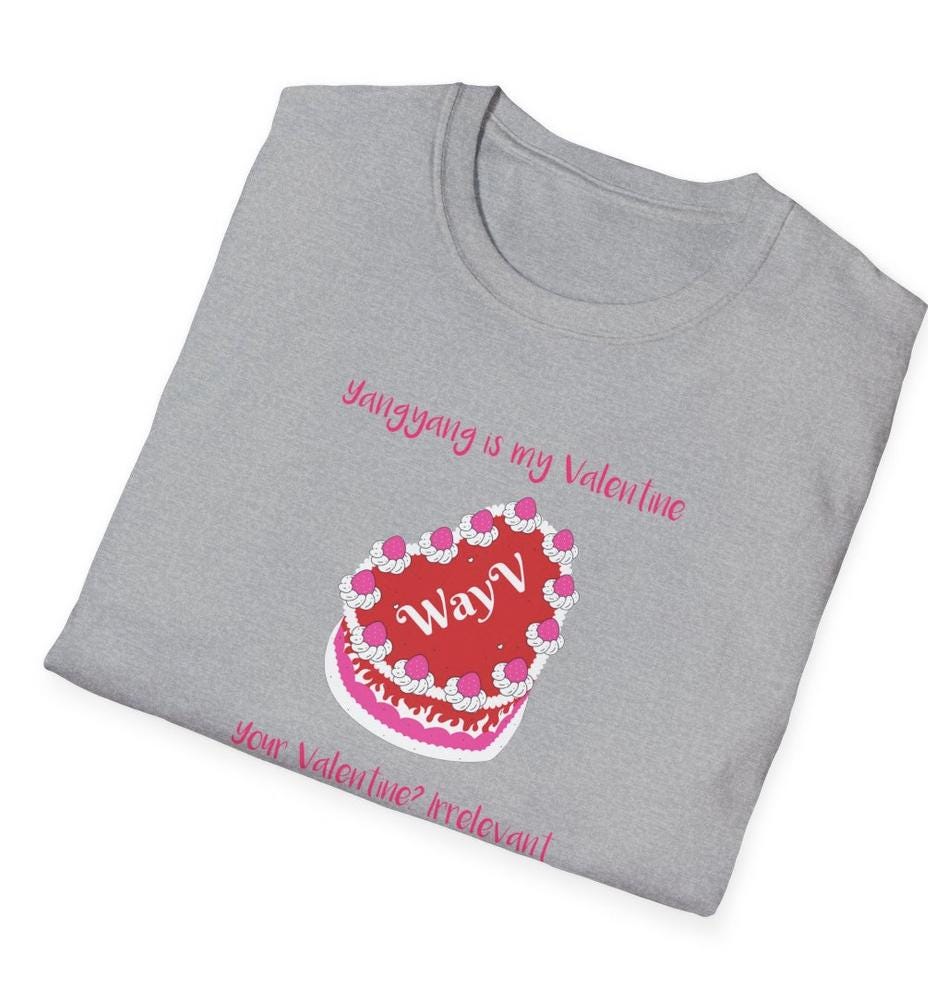 WayV Kpop Shirt, Yangyang Valentine Tee, Fan Merch, Concert Outfit, Unisex Cotton T-Shirt