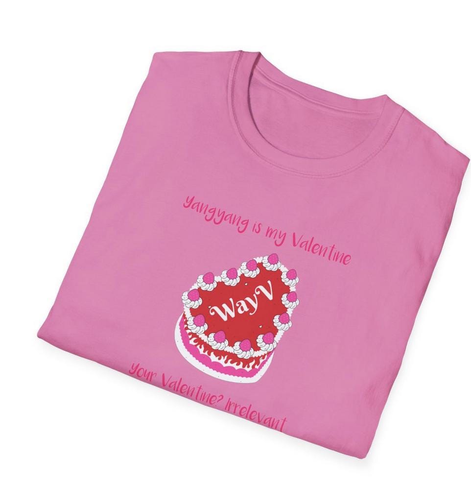 WayV Kpop Shirt, Yangyang Valentine Tee, Fan Merch, Concert Outfit, Unisex Cotton T-Shirt