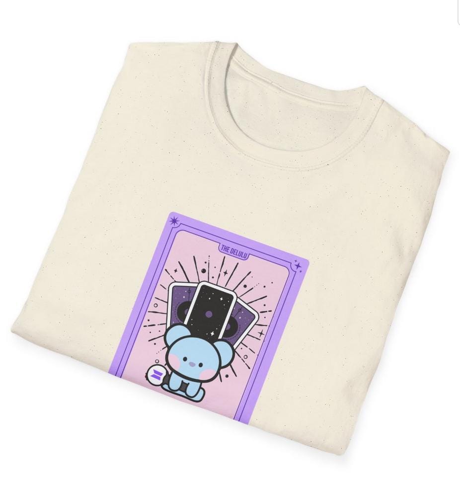 BTS Kpop Shirt, BT21 Koya Tarot Design, Fan Gift, Concert Outfit Tee, Unisex Cotton Top