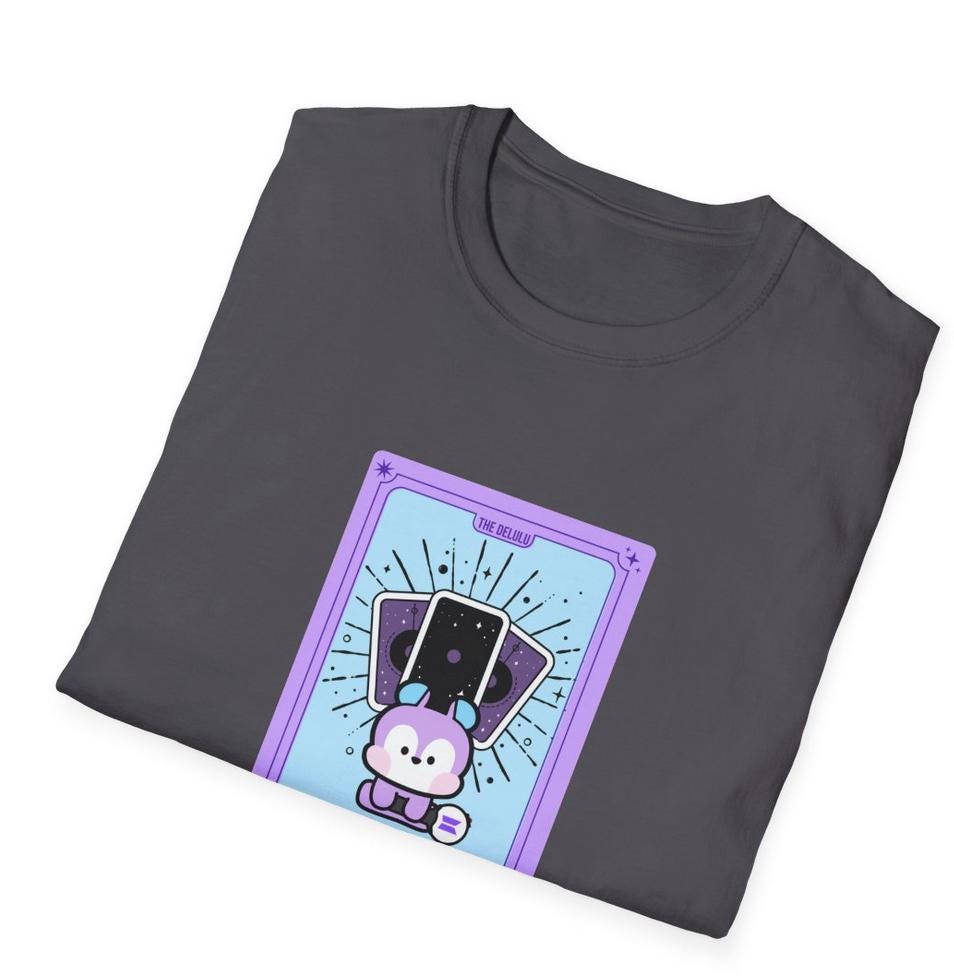 BTS Kpop shirt, BT21 Mang Tarot Tee, Army Fan Merch, Concert Outfit, Unisex Cotton T-Shirt