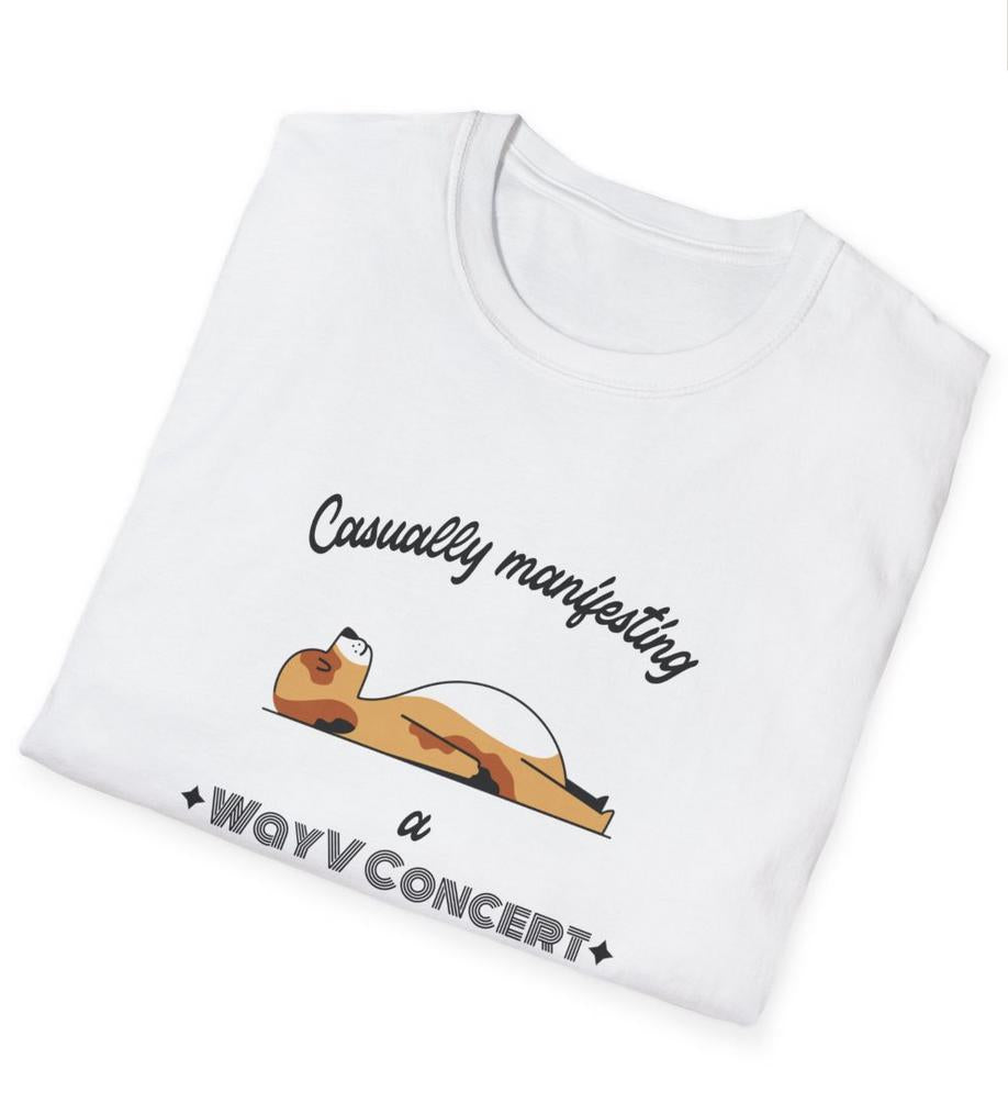 WayV KPop Shirt, Manifesting Concert Tee, Fan Merch, NCT WayV Outfit, Unisex Cotton T-Shirt