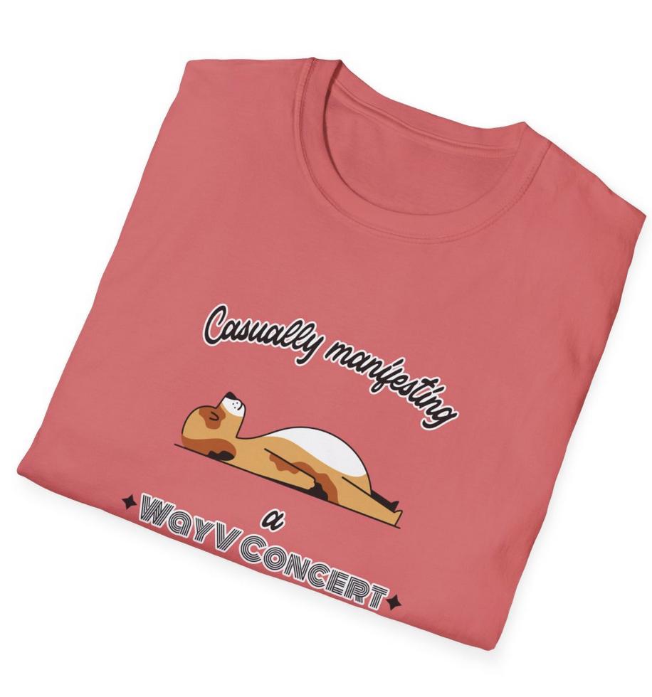 WayV KPop Shirt, Manifesting Concert Tee, Fan Merch, NCT WayV Outfit, Unisex Cotton T-Shirt
