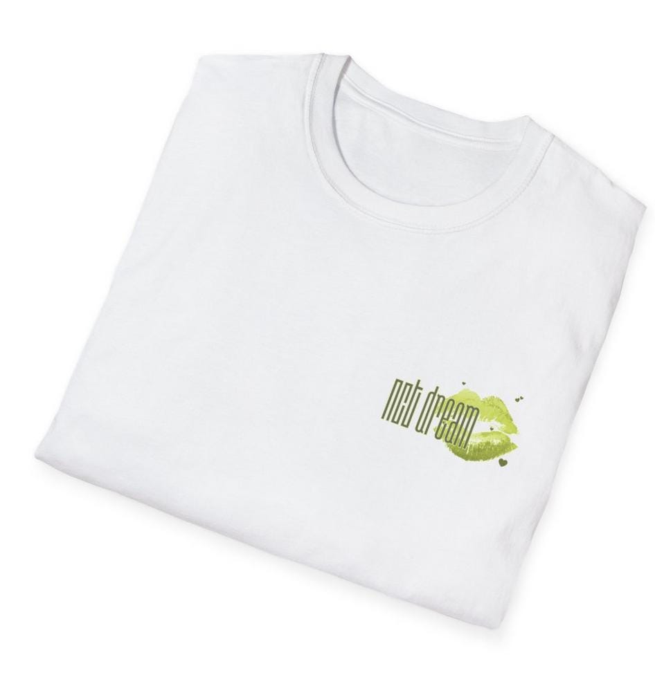 NCT Dream Kpop Shirt, Logo Lipstick Kiss Tee, Fan Gift, Concert Outfit, Unisex Cotton T-Shirt
