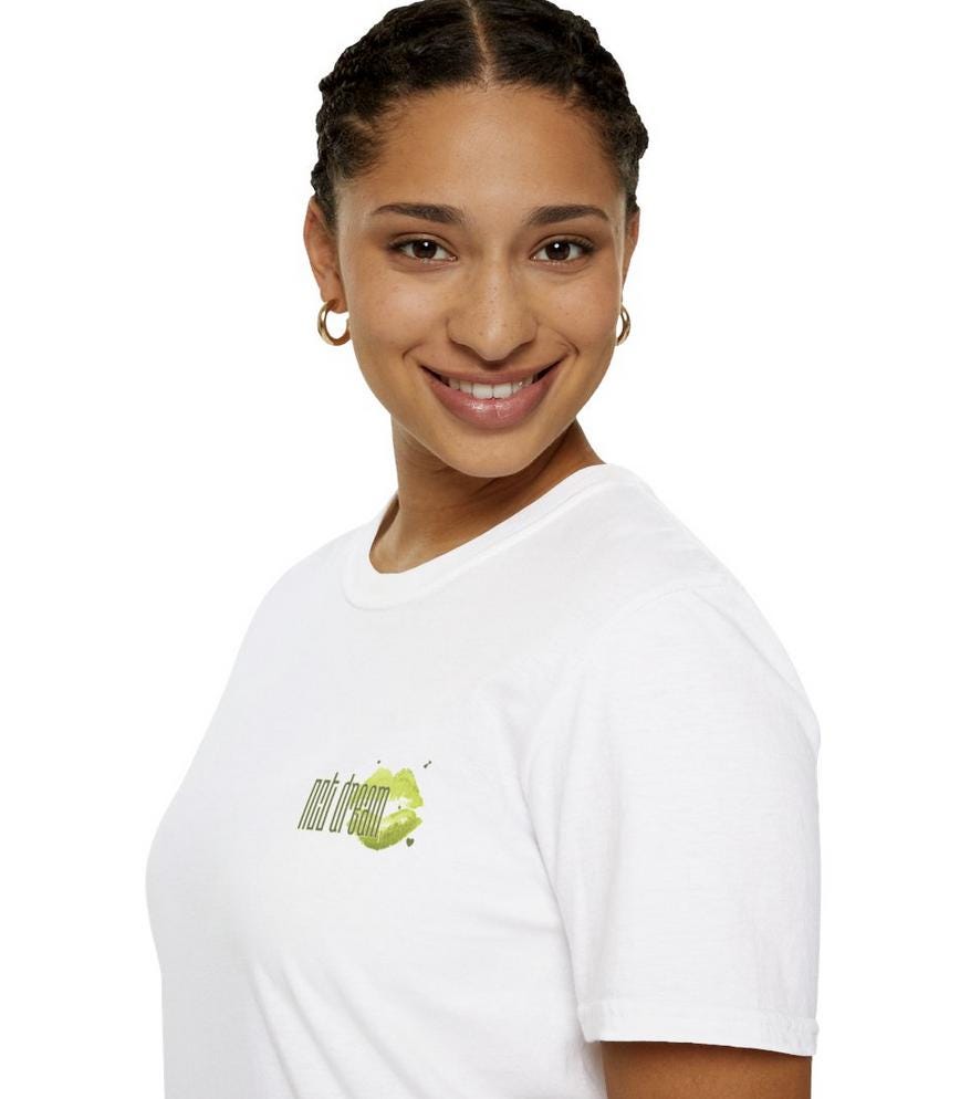 NCT Dream Kpop Shirt, Logo Lipstick Kiss Tee, Fan Gift, Concert Outfit, Unisex Cotton T-Shirt