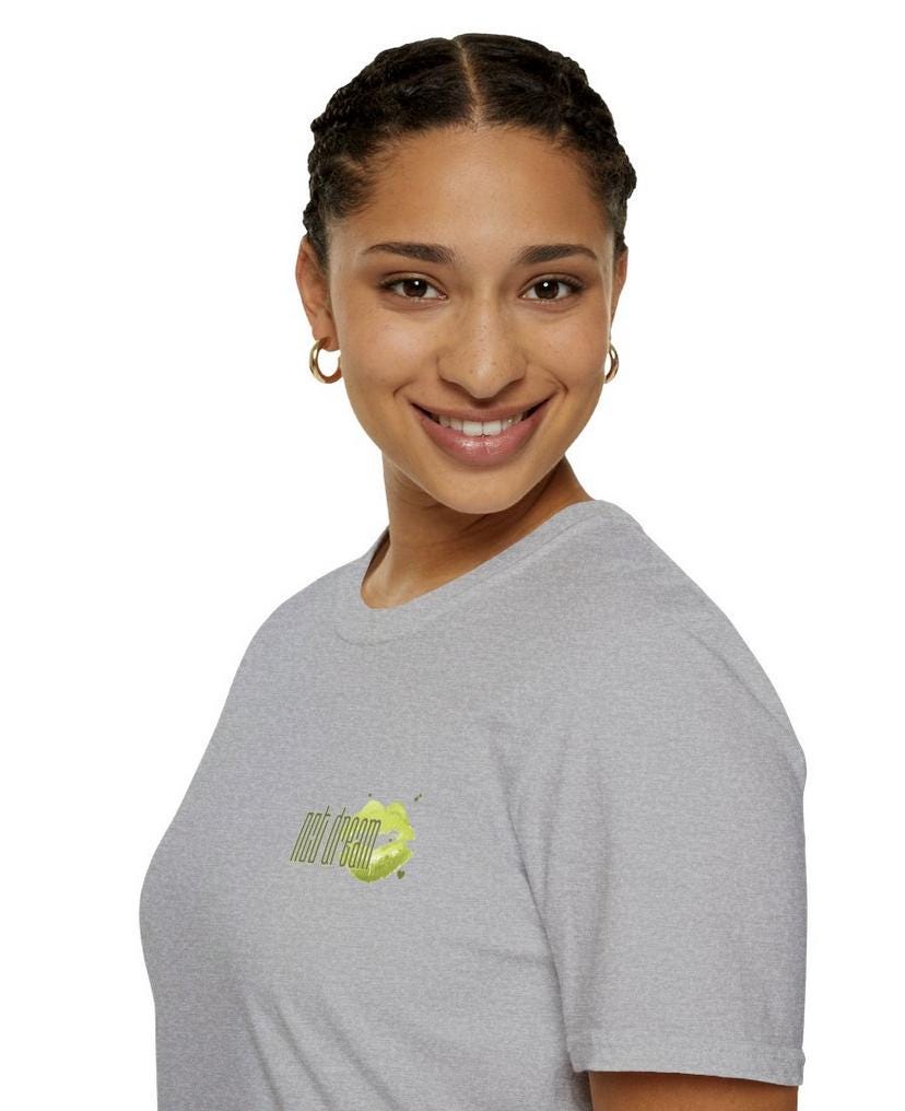 NCT Dream Kpop Shirt, Logo Lipstick Kiss Tee, Fan Gift, Concert Outfit, Unisex Cotton T-Shirt