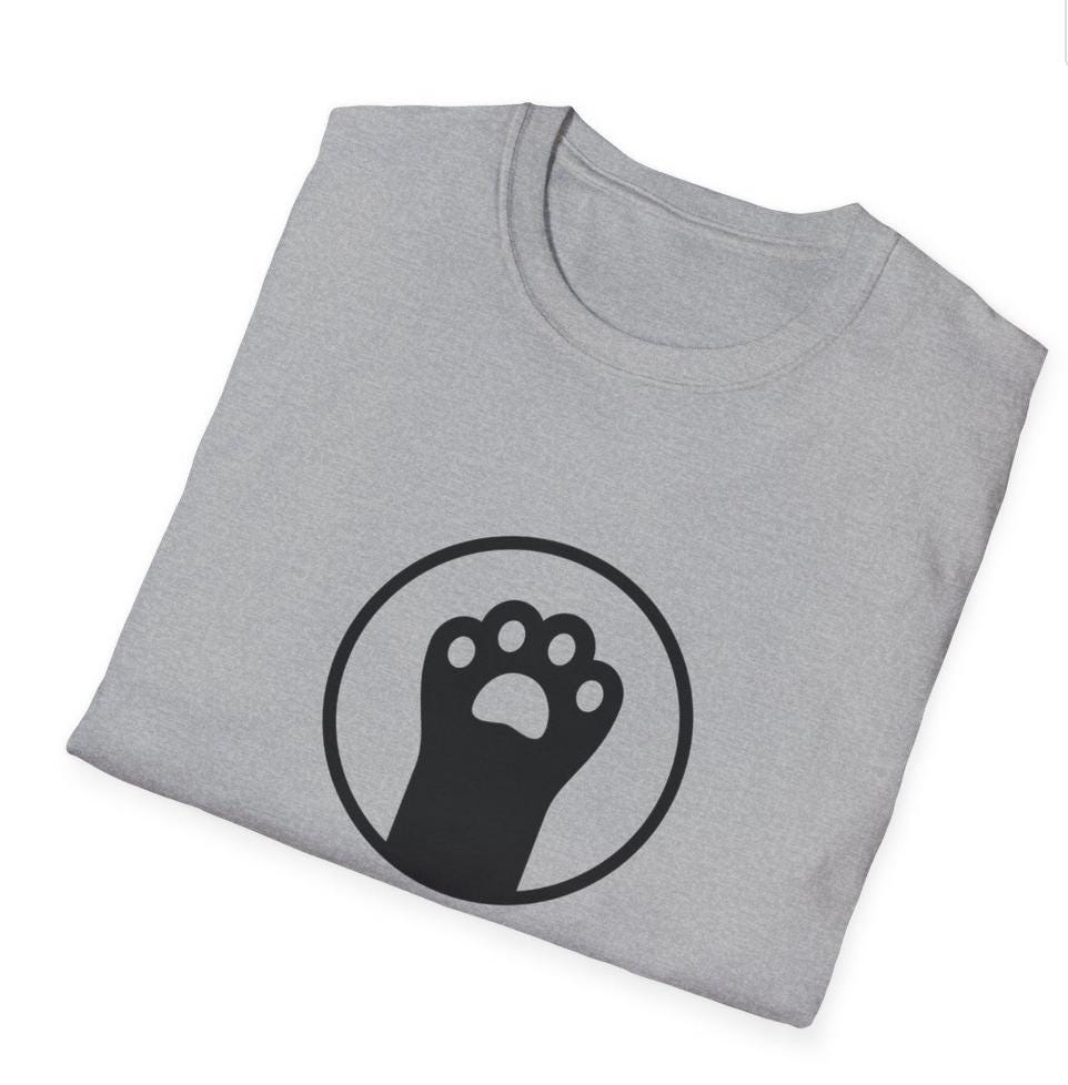 Kpop Shirt, Paws Up for Kpop Tee, Fan Merch, Concert Outfit, Unisex Cotton T-Shirt