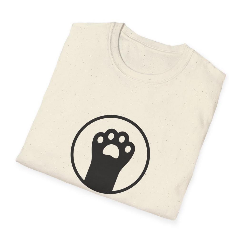 Kpop Shirt, Paws Up for Kpop Tee, Fan Merch, Concert Outfit, Unisex Cotton T-Shirt