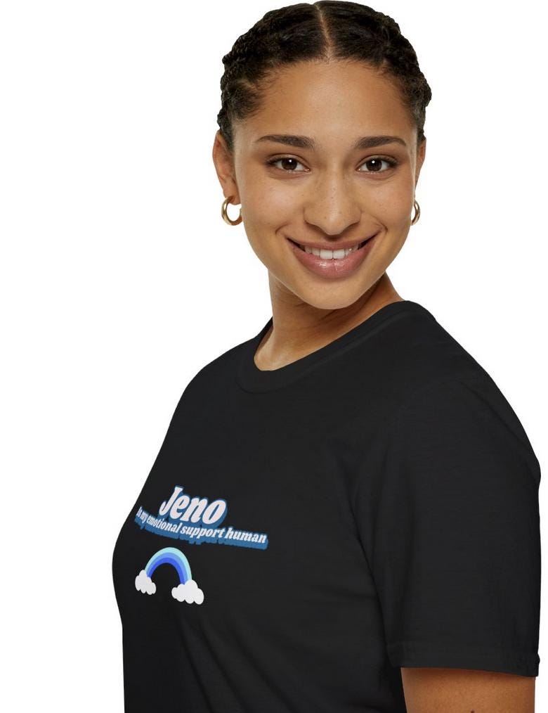 NCT Dream Kpop Shirt, Jeno Emotional Support Human Tee, Fan Merch, Concert Outfit, Unisex Cotton T-Shirt