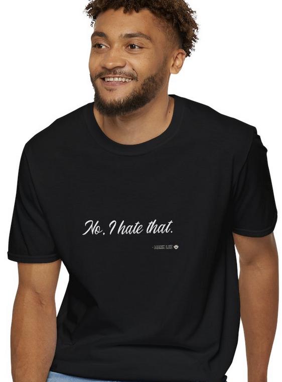 NCT Kpop Shirt, Mark Lee No I Hate That Meme Tee, Funny Fan Merch, Concert Outfit, Unisex Cotton T-Shirt