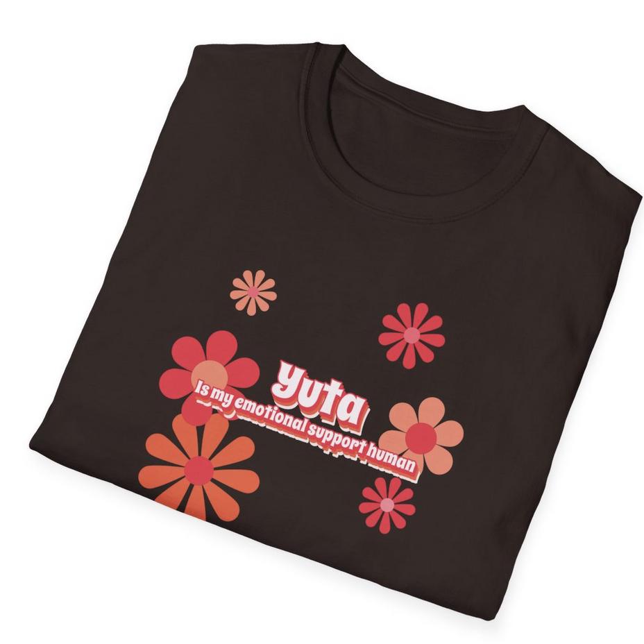 NCT 127 Kpop Shirt, Yuta Emotional Support Human Tee, Fan Merch, Concert Outfit, Unisex Cotton T-Shirt