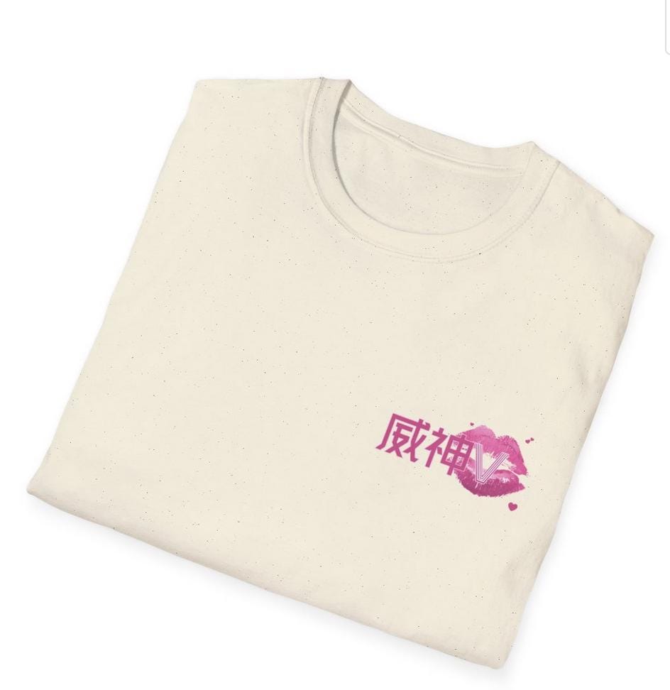 WayV Kpop Shirt, Logo Lipstick Kiss Tee, Aesthetic Outfit, Fan Merch, Unisex Cotton T-Shirt