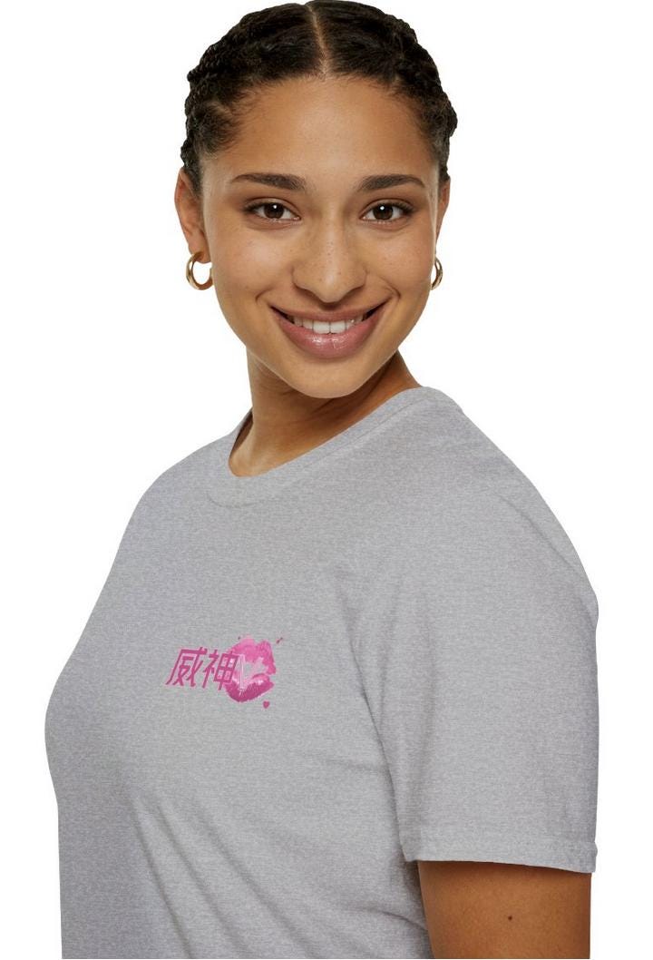 WayV Kpop Shirt, Logo Lipstick Kiss Tee, Aesthetic Outfit, Fan Merch, Unisex Cotton T-Shirt