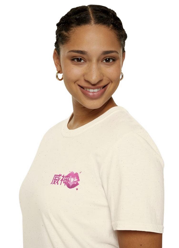 WayV Kpop Shirt, Logo Lipstick Kiss Tee, Aesthetic Outfit, Fan Merch, Unisex Cotton T-Shirt