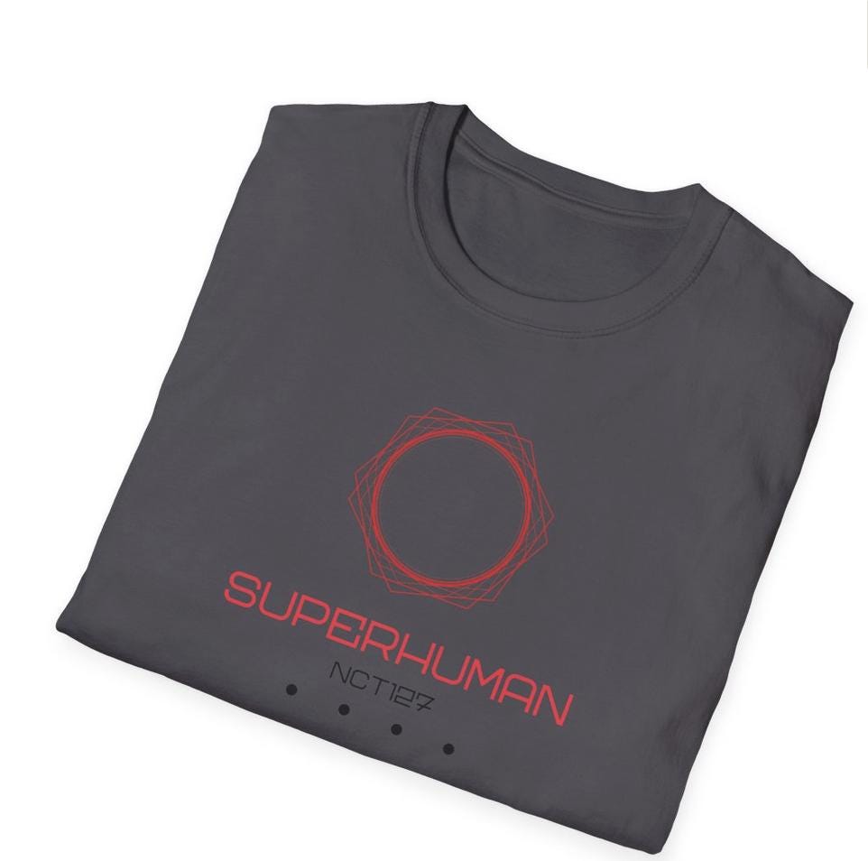NCT 127 Kpop Shirt, Superhuman Tee, Fan Merch, Concert Outfit, Unisex Cotton T-Shirt