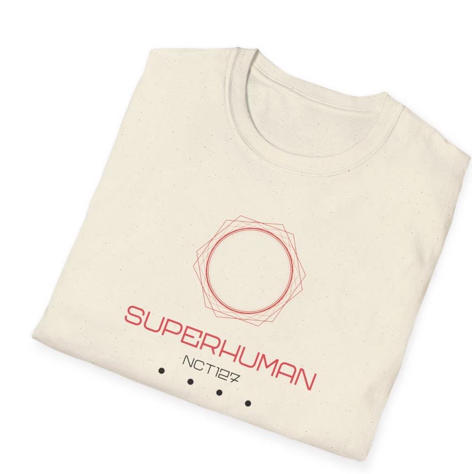 NCT 127 Kpop Shirt, Superhuman Tee, Fan Merch, Concert Outfit, Unisex Cotton T-Shirt