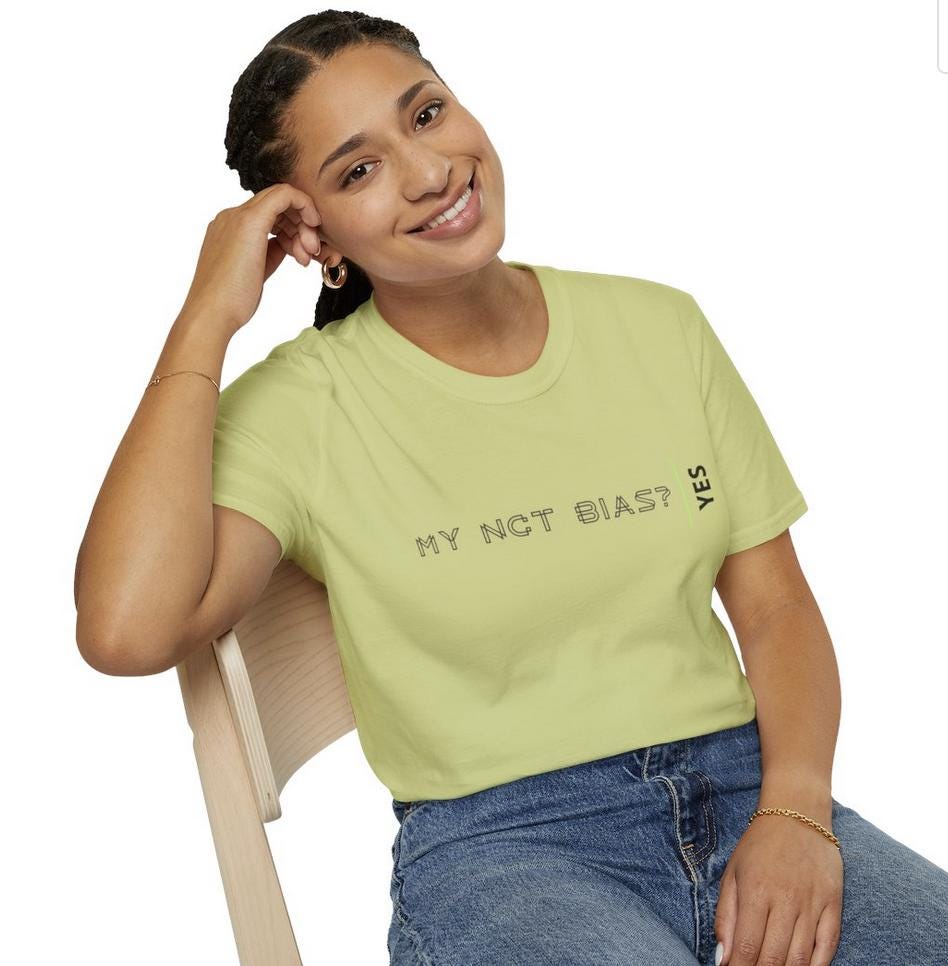 NCT Kpop Shirt, NCT Bias Yes Tee, Fan Merch, Concert Outfit, Unisex Cotton T-Shirt