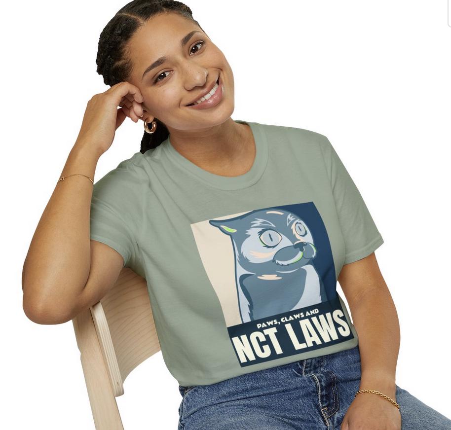 WayV Kpop Shirt, Paws Claws and WayV Laws Tee, Funny Fan Merch, Cute Outfit, Unisex Cotton T-Shirt