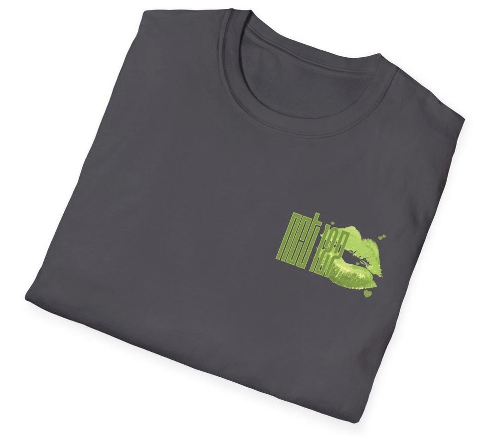 Kpop Shirt, Logo Lipstick Kiss Tee, NCT127 Fan Merch, Concert Outfit, Unisex Cotton T-Shirt
