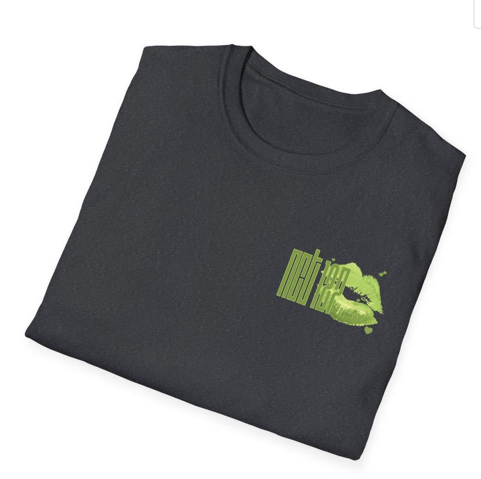 Kpop Shirt, Logo Lipstick Kiss Tee, NCT127 Fan Merch, Concert Outfit, Unisex Cotton T-Shirt