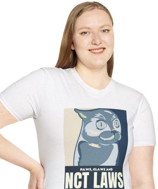 NCT Kpop Shirt, Paws Claws and NCT Laws Tee, Funny Fan Merch, Cute Outfit, Unisex Cotton T-Shirt
