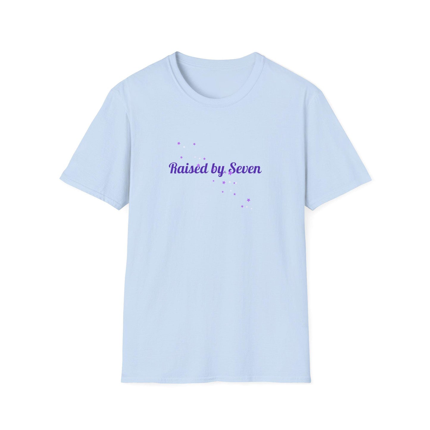 BTS Raised by Seven Shirt, ARMY Fan Tee, Bangtan Inspired Kpop Shirt, BTS Fan Merch, Unisex Cotton T-Shirt