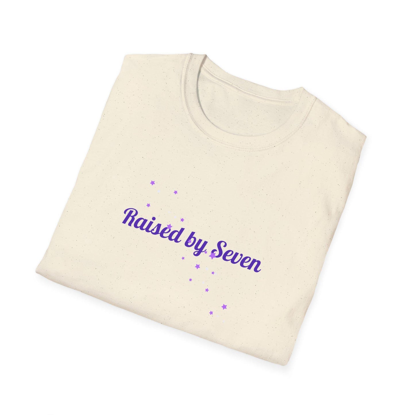 BTS Raised by Seven Shirt, ARMY Fan Tee, Bangtan Inspired Kpop Shirt, BTS Fan Merch, Unisex Cotton T-Shirt