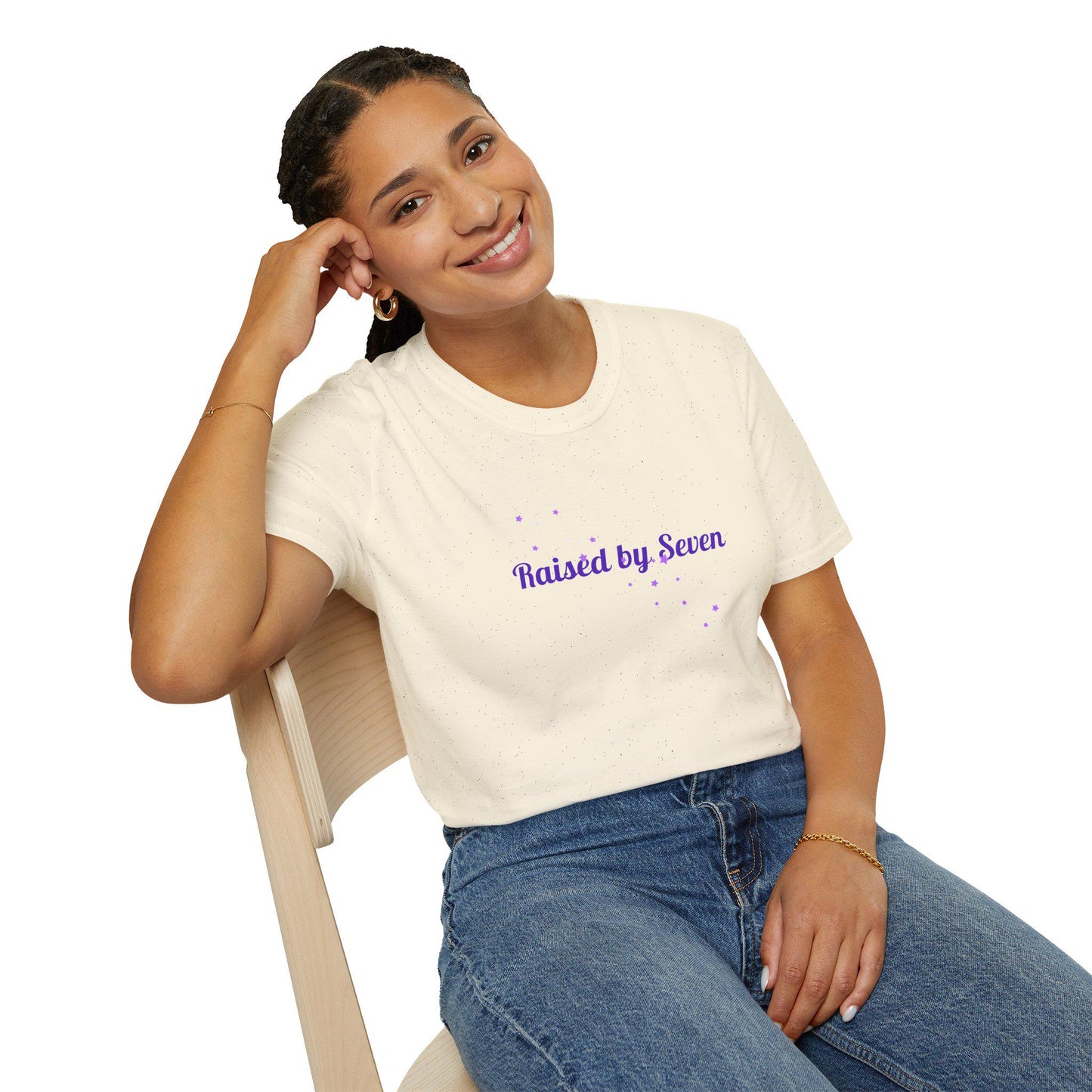BTS Raised by Seven Shirt, ARMY Fan Tee, Bangtan Inspired Kpop Shirt, BTS Fan Merch, Unisex Cotton T-Shirt