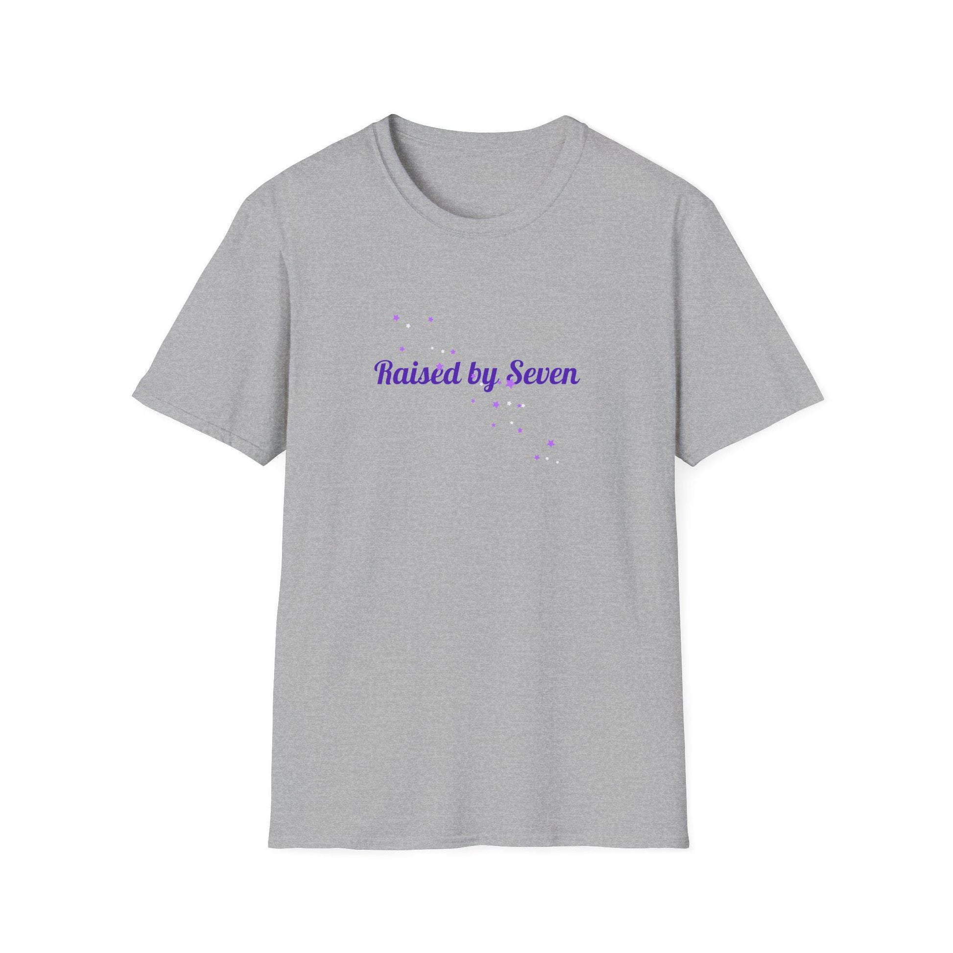 BTS Raised by Seven Shirt, ARMY Fan Tee, Bangtan Inspired Kpop Shirt, BTS Fan Merch, Unisex Cotton T-Shirt