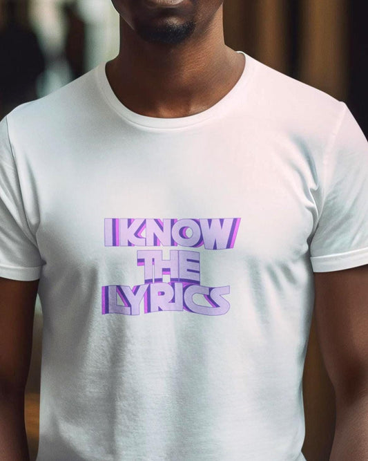 KPop Fan Shirt, I Know the Lyrics Tee, Kpop Concert Shirt, Kpop Stan Merch, Unisex Cotton T-Shirt