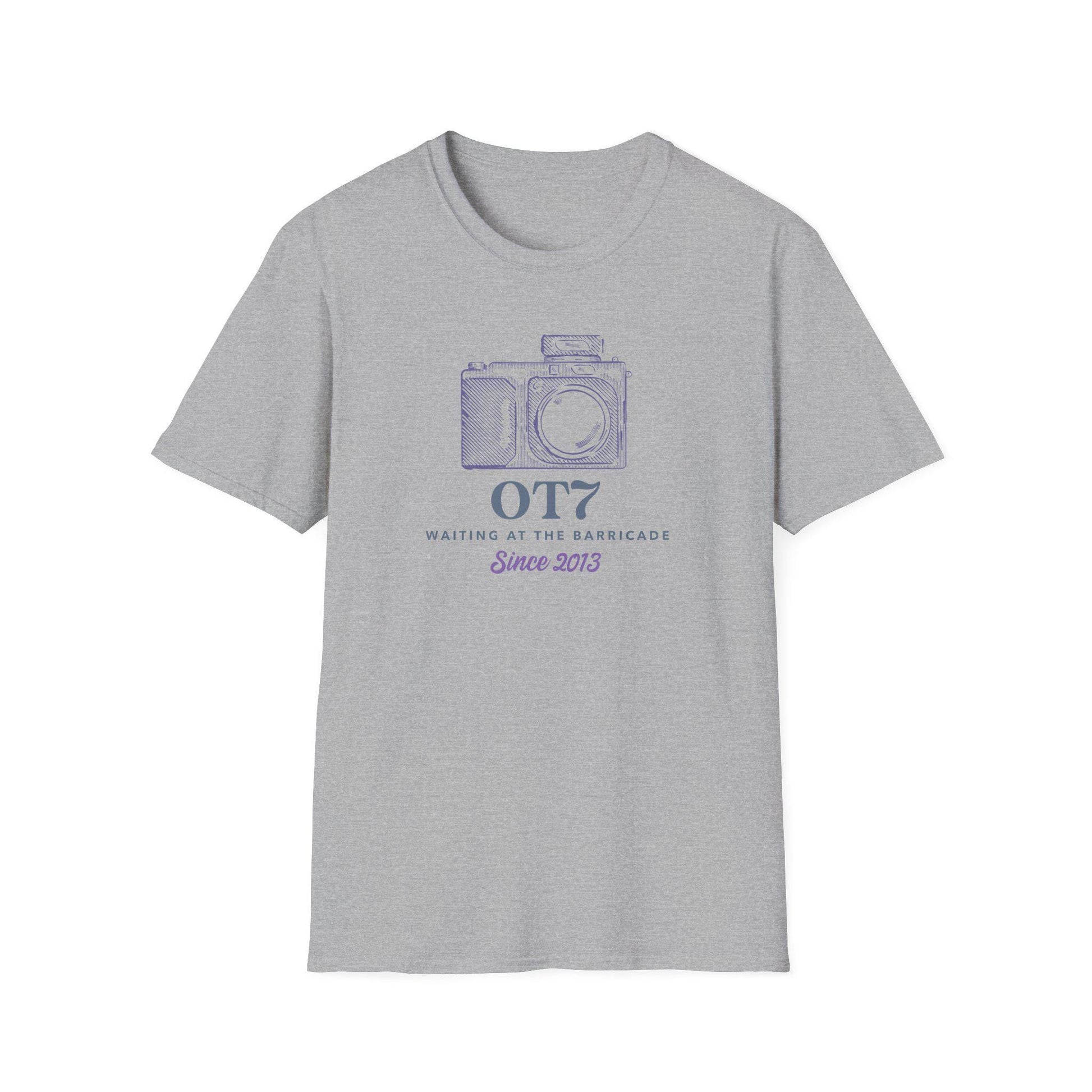 BTS OT7 Shirt, One True Seven Tee, ARMY Concert Shirt, Bangtan Fan Merch, Unisex Cotton KPop T-Shirt