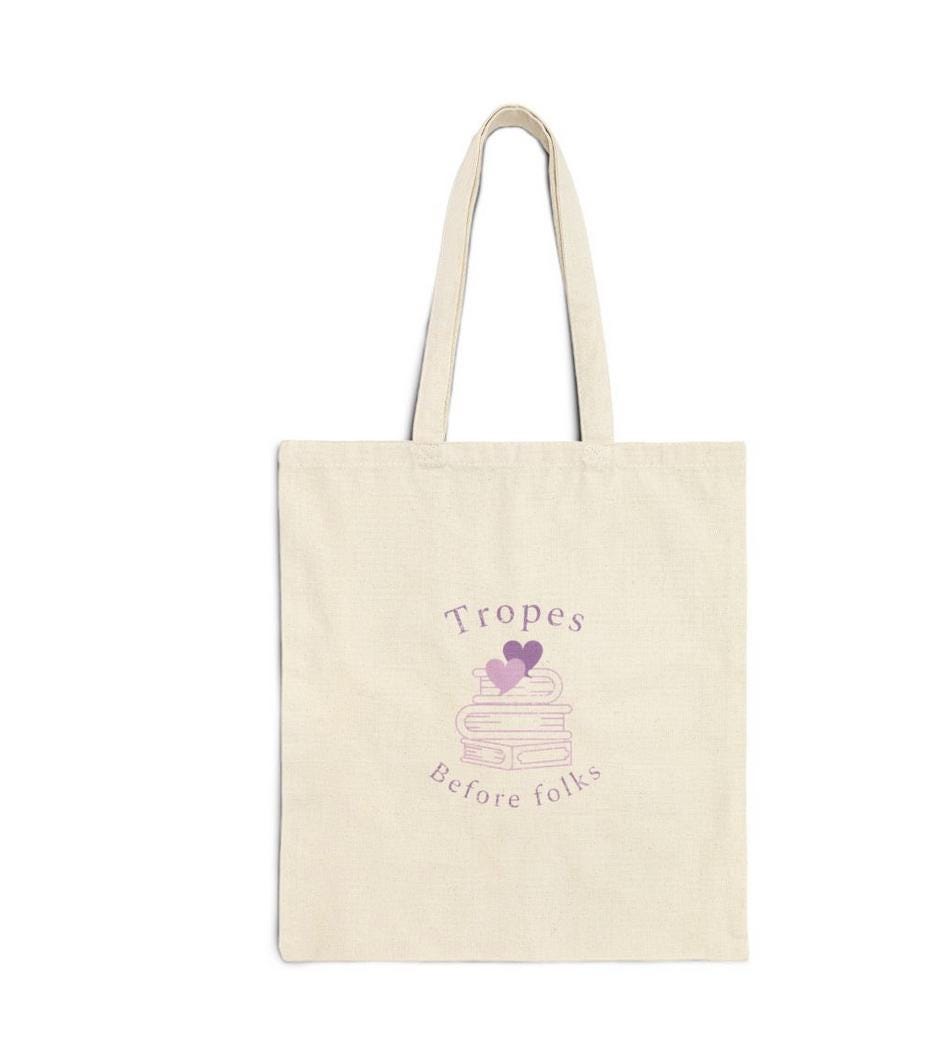 Kpop Tote, Tropes Before Folks Bag, Fanfiction Merch, Aesthetic Gift, Reusable Shopper