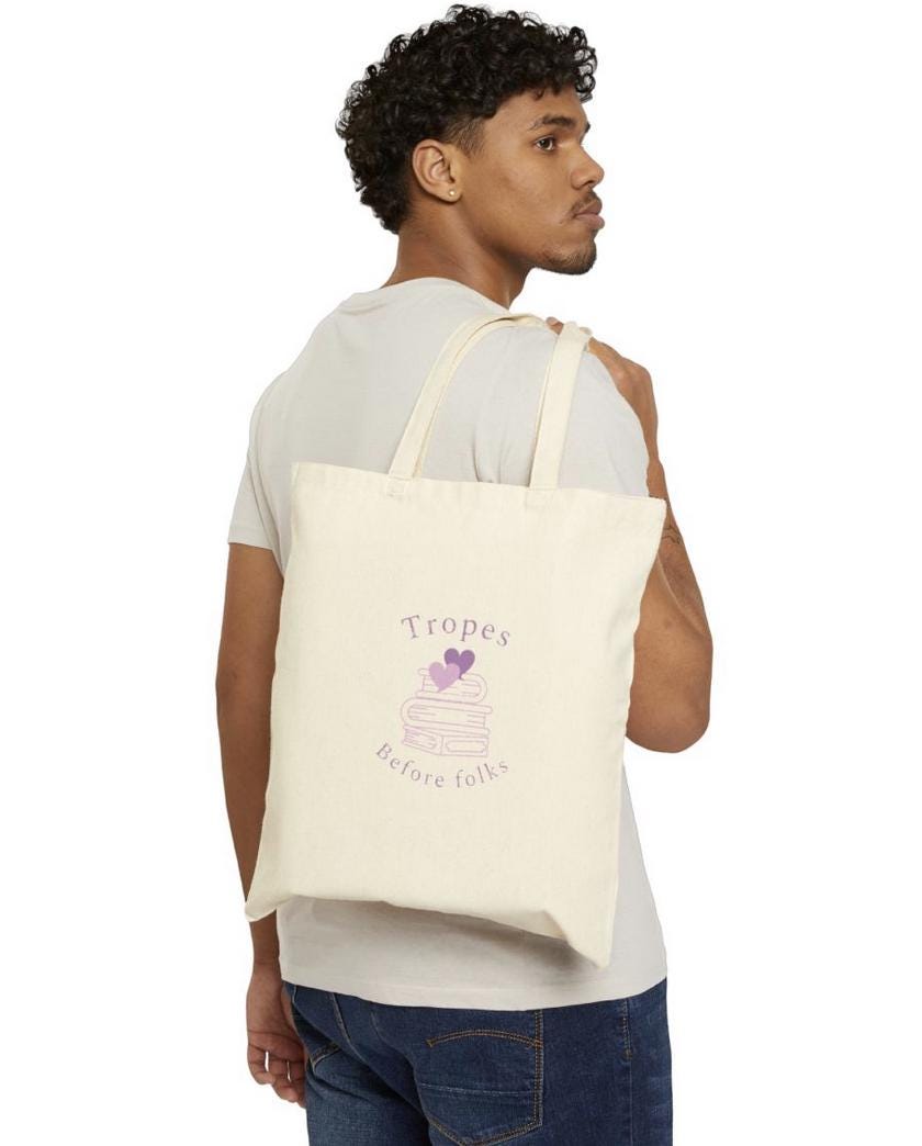 Kpop Tote, Tropes Before Folks Bag, Fanfiction Merch, Aesthetic Gift, Reusable Shopper