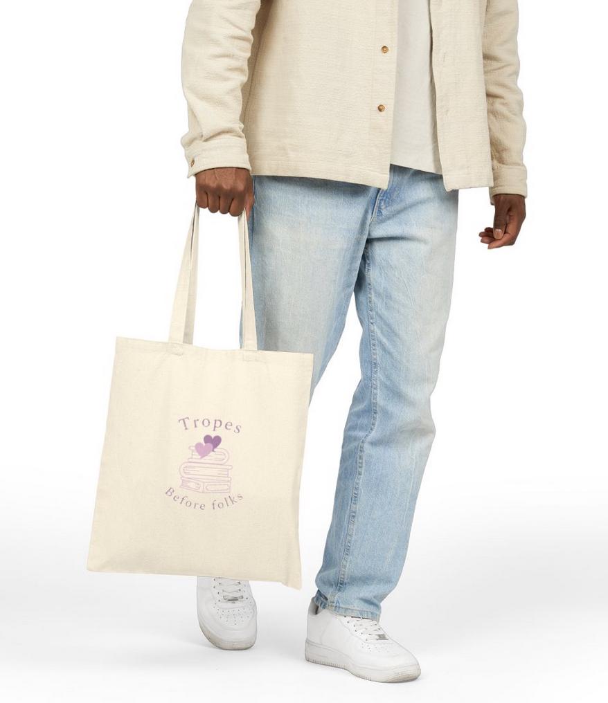 Kpop Tote, Tropes Before Folks Bag, Fanfiction Merch, Aesthetic Gift, Reusable Shopper