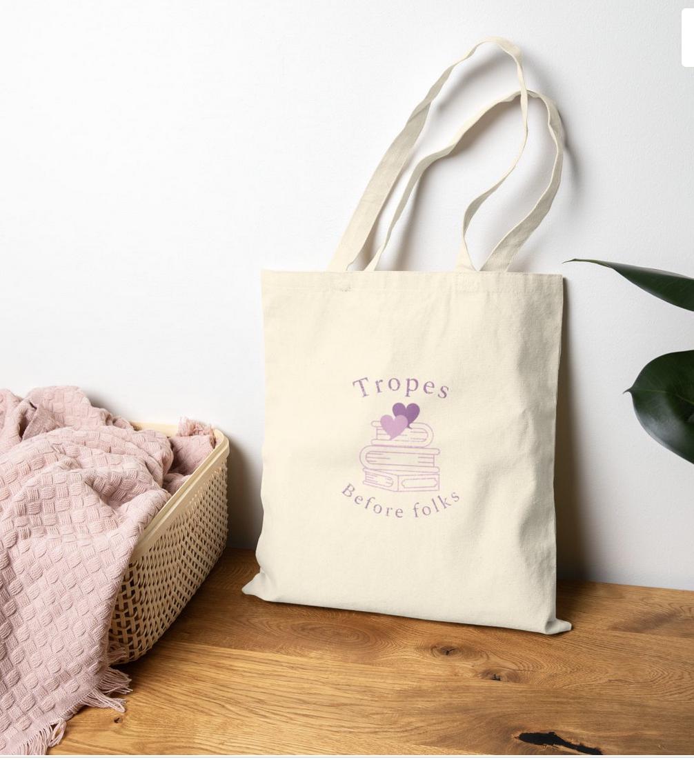Kpop Tote, Tropes Before Folks Bag, Fanfiction Merch, Aesthetic Gift, Reusable Shopper