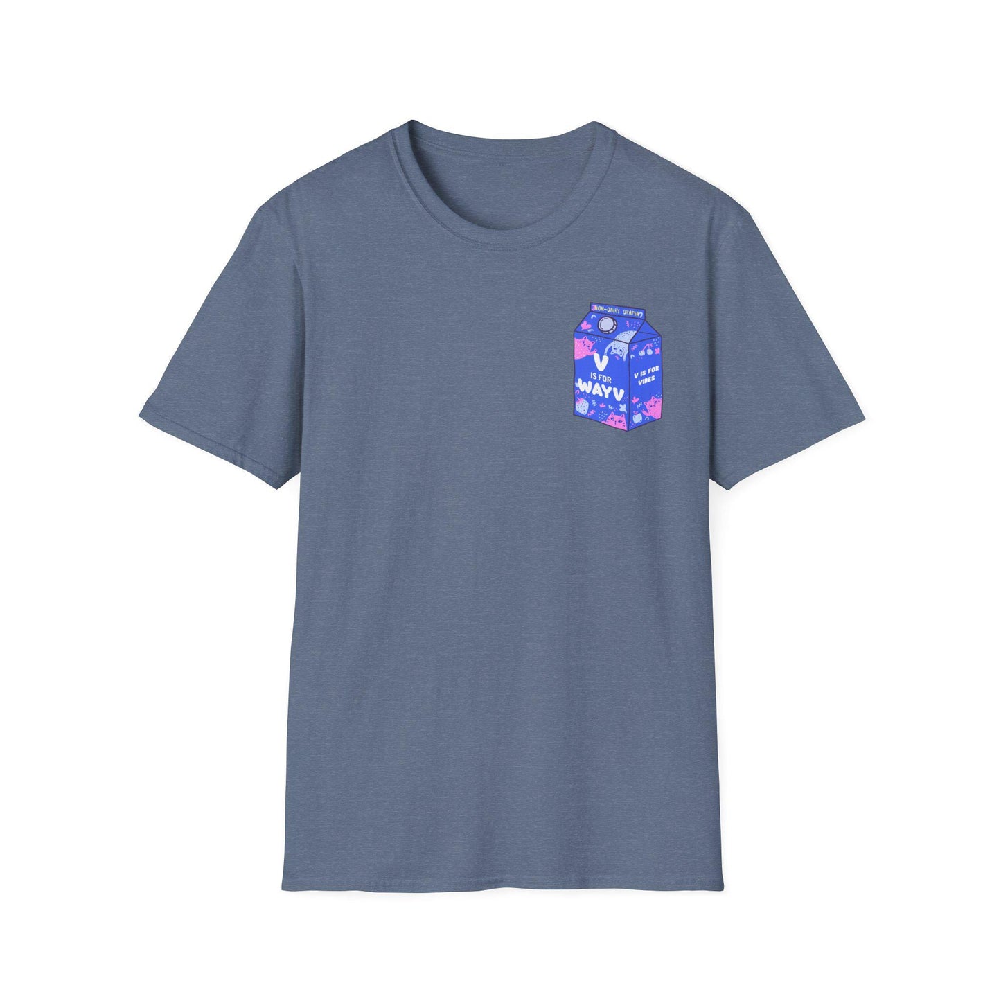 WayV Kpop Shirt, Non Dairy Drama Tee, V Is For WayV Milk Carton Graphic, Funny Fan Merch