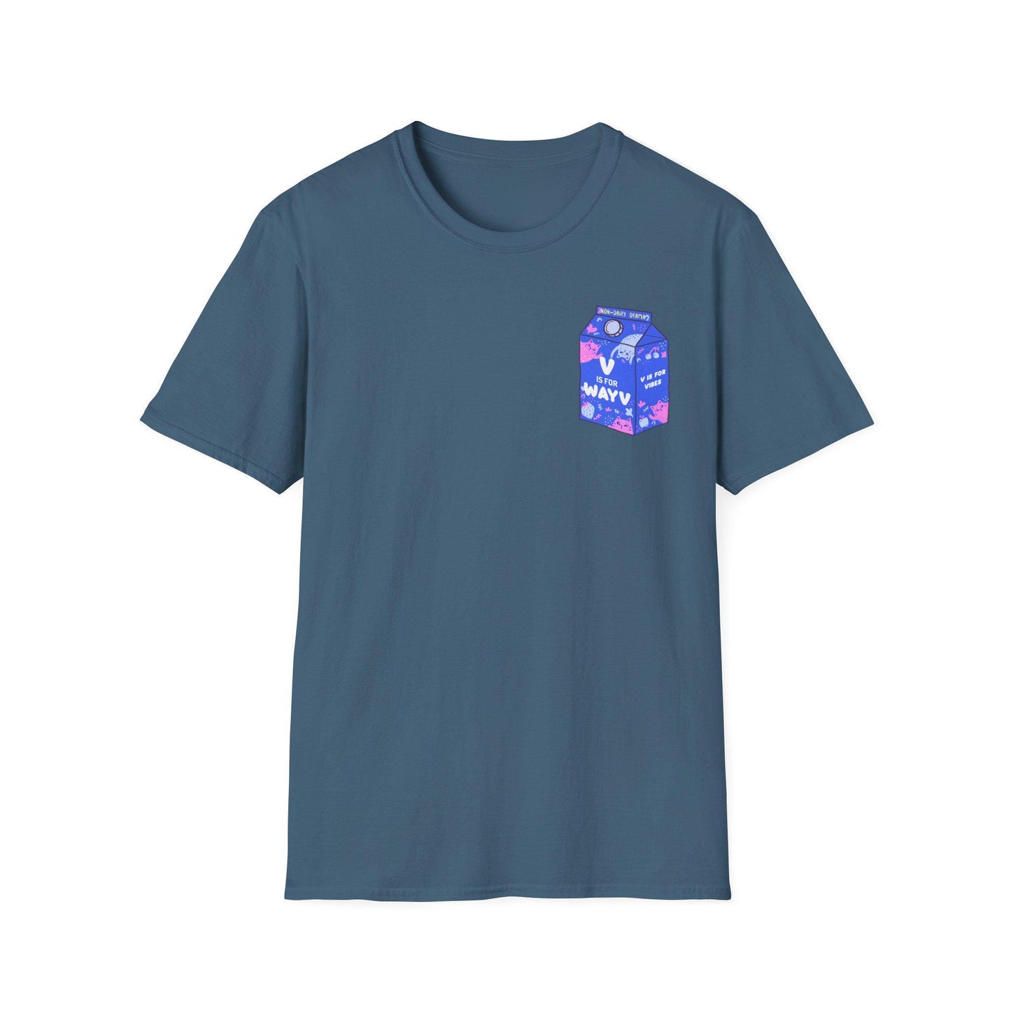 WayV Kpop Shirt, Non Dairy Drama Tee, V Is For WayV Milk Carton Graphic, Funny Fan Merch