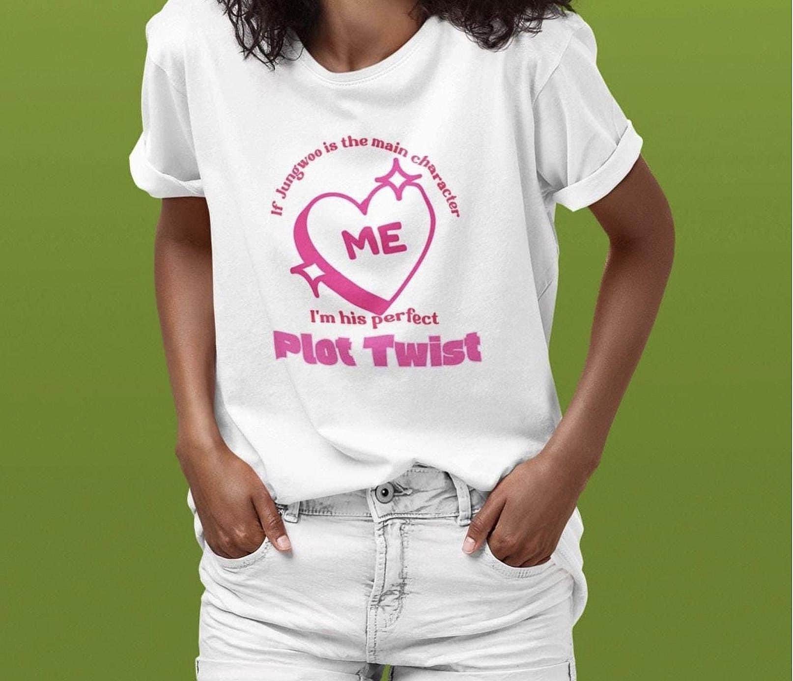 Jungwoo Kpop Shirt, Plot Twist Tee, NCT127 Fan Merch, Concert Outfit, Unisex Cotton T-Shirt