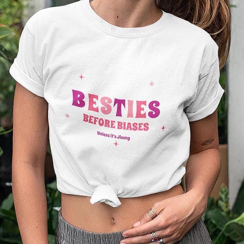 Kpop Shirt, Jisung Besties Before Biases Tee, NCT Dream Fan Merch, Concert Outfit, Unisex Cotton T-Shirt